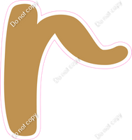 CU 23.5" Individuals - Flat Gold r