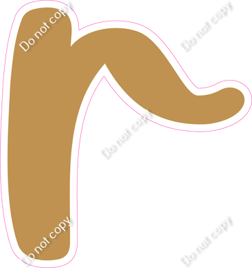 CU 23.5" Individuals - Flat Gold r