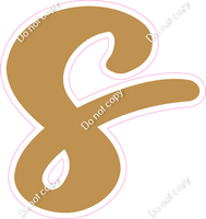 CU 23.5" Individuals - Flat Gold s