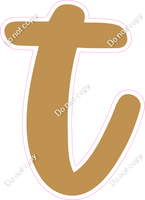 CU 23.5" Individuals - Flat Gold t