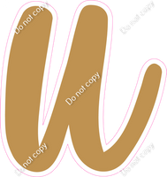 CU 23.5" Individuals - Flat Gold u