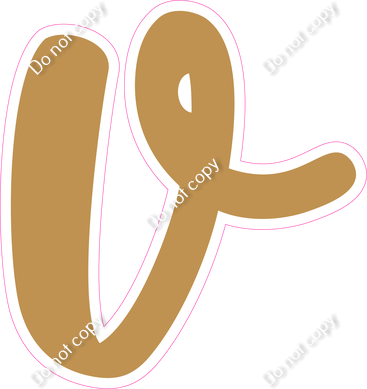 CU 23.5" Individuals - Flat Gold v