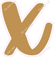 CU 23.5" Individuals - Flat Gold x