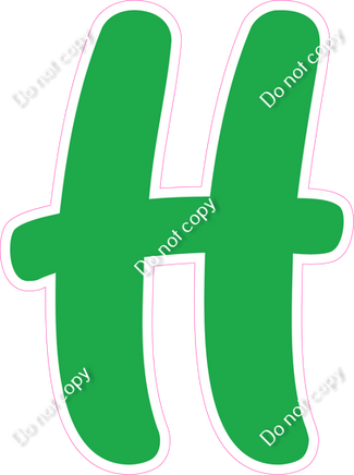 CU 23.5" Individuals - Flat Green H