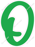 CU 23.5" Individuals - Flat Green O