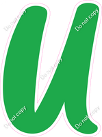 CU 23.5" Individuals - Flat Green U