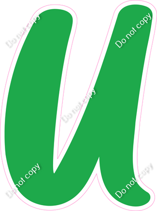 CU 23.5" Individuals - Flat Green U