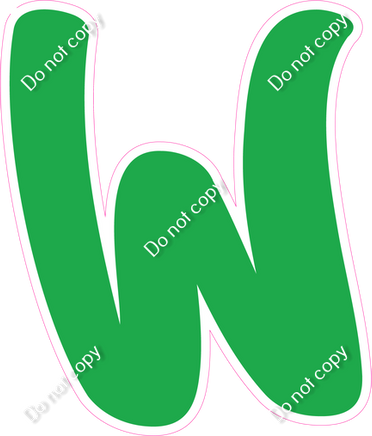 CU 23.5" Individuals - Flat Green W