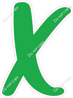 CU 23.5" Individuals - Flat Green X