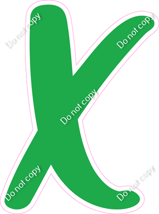 CU 23.5" Individuals - Flat Green X