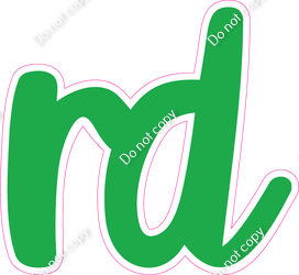 CU 23.5" Individuals - Flat Green RD