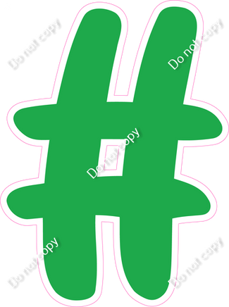 CU 23.5" Individuals - Flat Green #