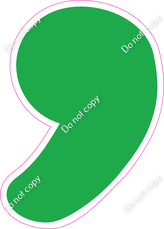 CU 23.5" Individuals - Flat Green Apostrophe