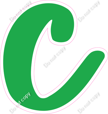 CU 23.5" Individuals - Flat Green c