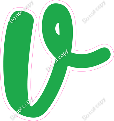 CU 23.5" Individuals - Flat Green v