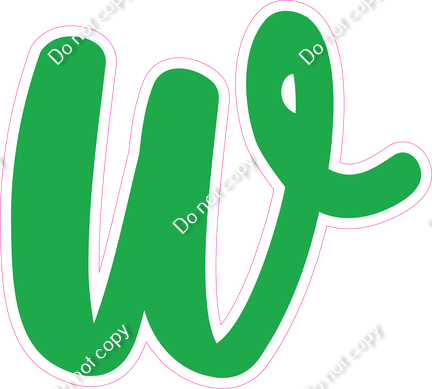 CU 23.5" Individuals - Flat Green w