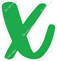 CU 23.5" Individuals - Flat Green x