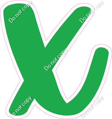 CU 23.5" Individuals - Flat Green x