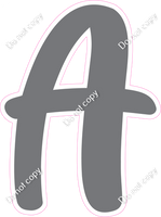 CU 23.5" Individuals - Flat Grey A