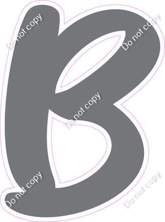 CU 23.5" Individuals - Flat Grey B