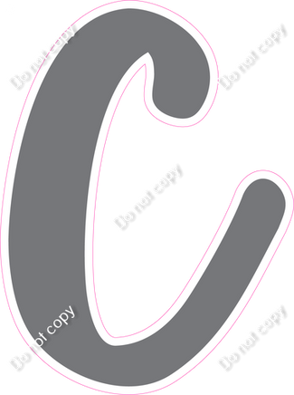 CU 23.5" Individuals - Flat Grey C