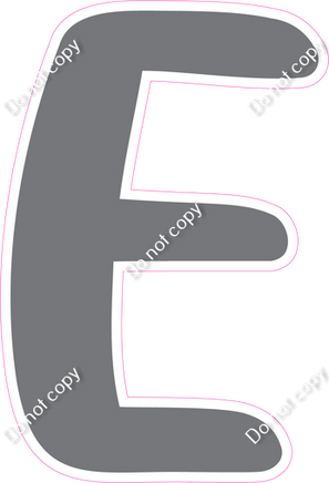 CU 23.5" Individuals - Flat Grey E