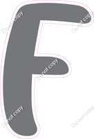 CU 23.5" Individuals - Flat Grey F