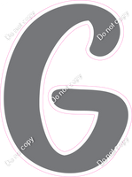 CU 23.5" Individuals - Flat Grey G