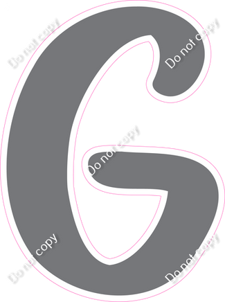 CU 23.5" Individuals - Flat Grey G