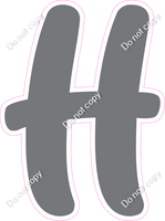 CU 23.5" Individuals - Flat Grey H