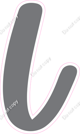 CU 23.5" Individuals - Flat Grey L