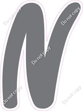 CU 23.5" Individuals - Flat Grey N