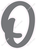 CU 23.5" Individuals - Flat Grey O