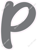 CU 23.5" Individuals - Flat Grey P