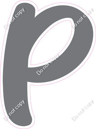 CU 23.5" Individuals - Flat Grey P