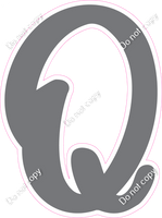 CU 23.5" Individuals - Flat Grey Q