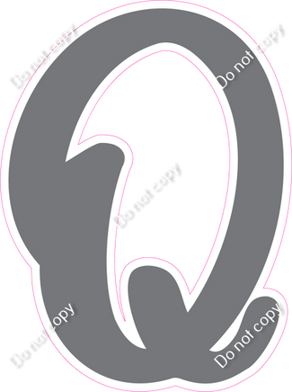 CU 23.5" Individuals - Flat Grey Q