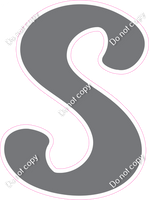 CU 23.5" Individuals - Flat Grey S