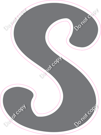 CU 23.5" Individuals - Flat Grey S