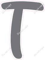 CU 23.5" Individuals - Flat Grey T