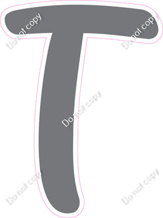 CU 23.5" Individuals - Flat Grey T