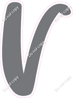 CU 23.5" Individuals - Flat Grey V