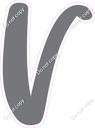 CU 23.5" Individuals - Flat Grey V