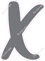 CU 23.5" Individuals - Flat Grey X