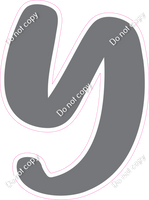 CU 23.5" Individuals - Flat Grey Y