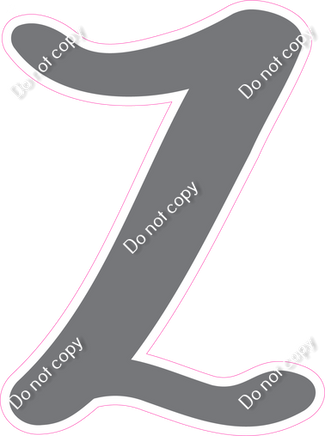 CU 23.5" Individuals - Flat Grey Z