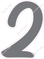 CU 23.5" Individuals - Flat Grey 2