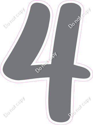 CU 23.5" Individuals - Flat Grey 4