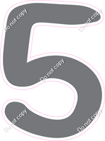 CU 23.5" Individuals - Flat Grey 5