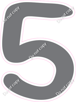 CU 23.5" Individuals - Flat Grey 5